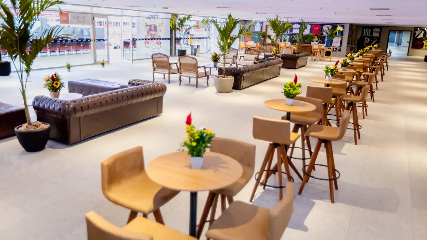 Móveis para eventos corporativos